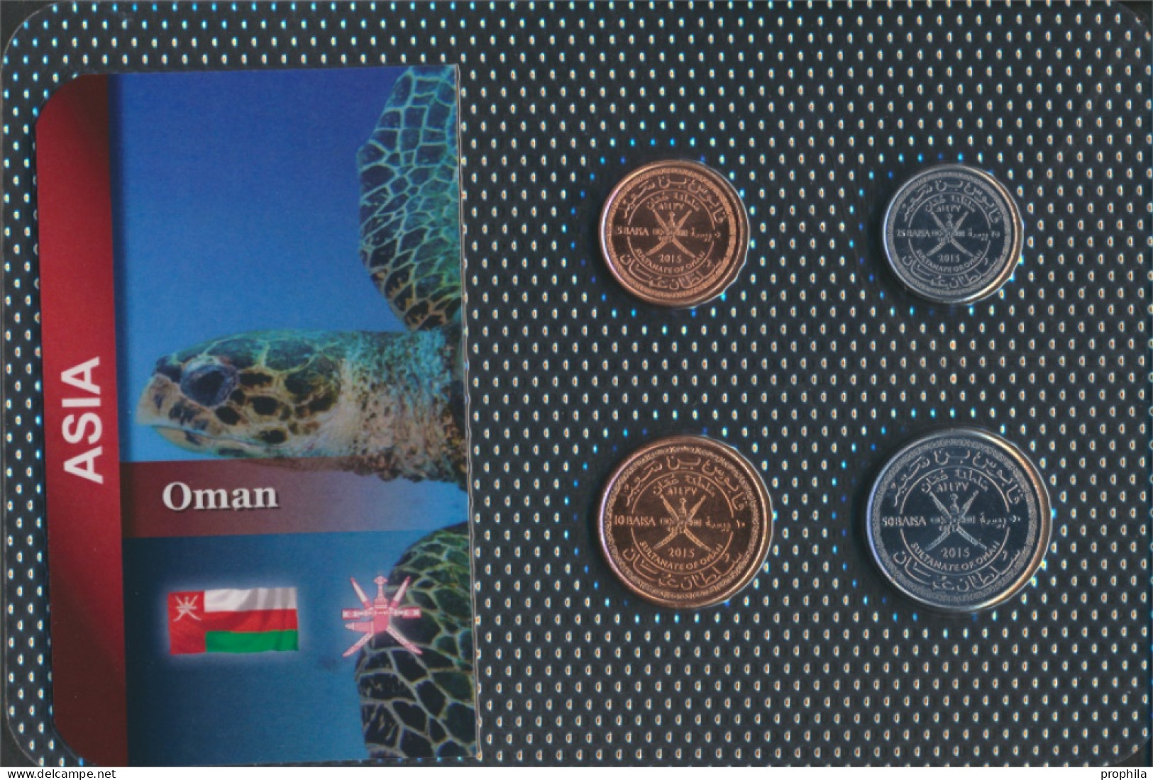 Oman 2015 Stgl./unzirkuliert Kursmünzen 2015 5 Baisa Bis 50 Baisa (10092328 - Oman