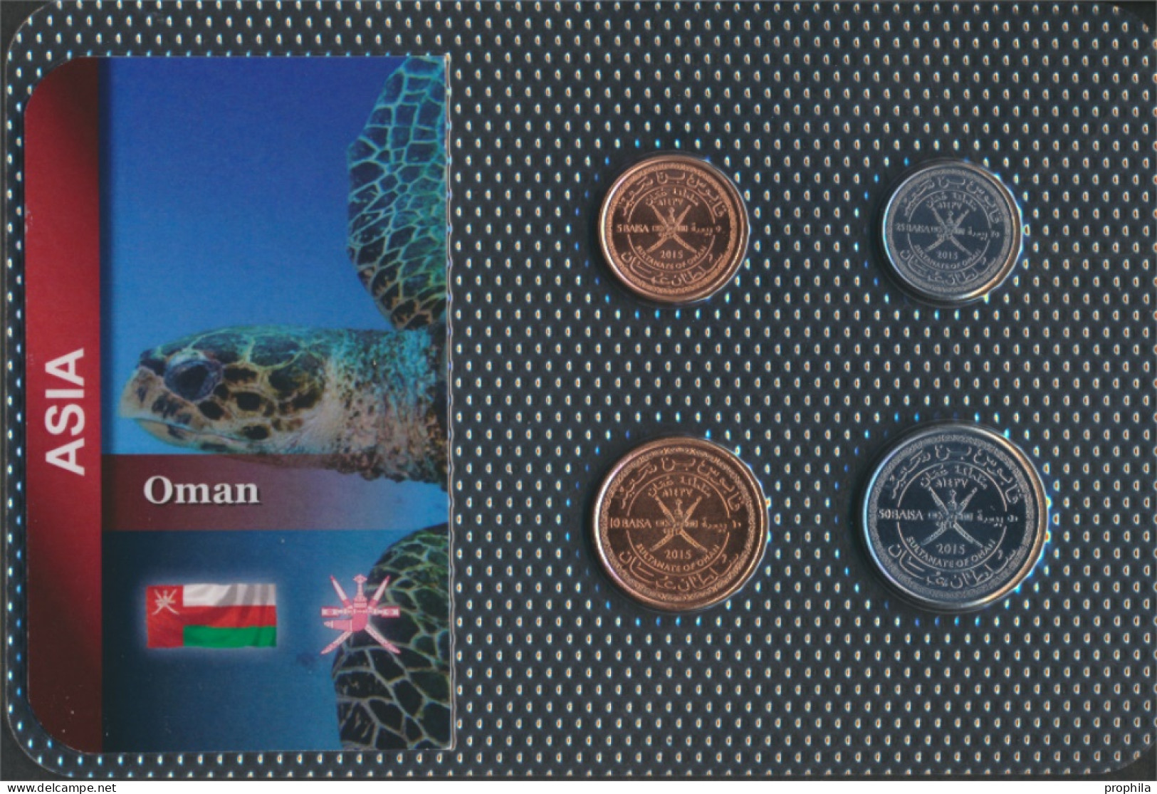 Oman 2015 Stgl./unzirkuliert Kursmünzen 2015 5 Baisa Bis 50 Baisa (10092330 - Oman