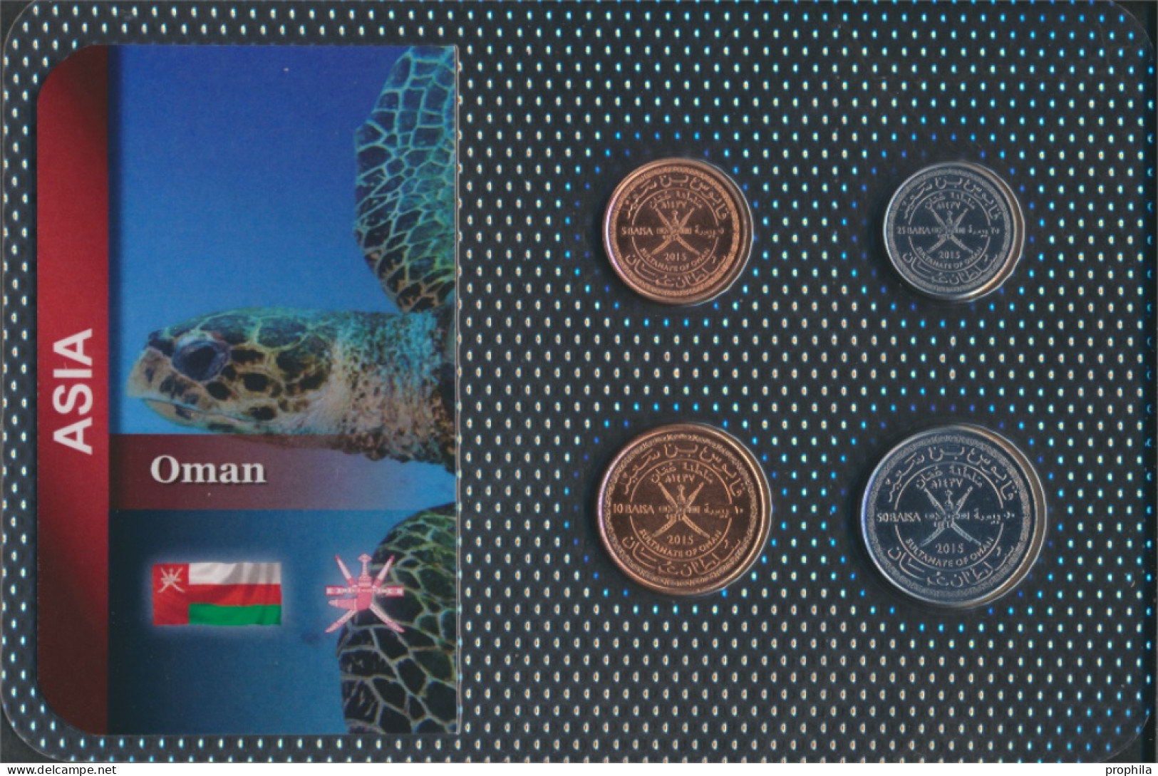 Oman 2015 Stgl./unzirkuliert Kursmünzen 2015 5 Baisa Bis 50 Baisa (10092331 - Omán