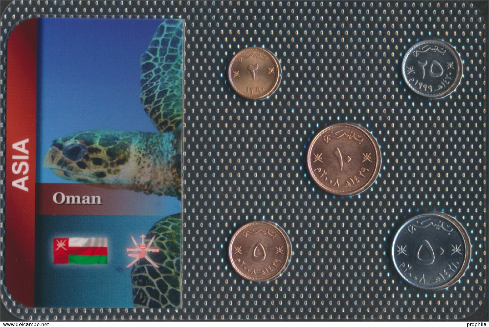 Oman Stgl./unzirkuliert Kursmünzen Stgl./unzirkuliert Ab 1970 2 Baisa Bis 50 Baisa (10092324 - Oman