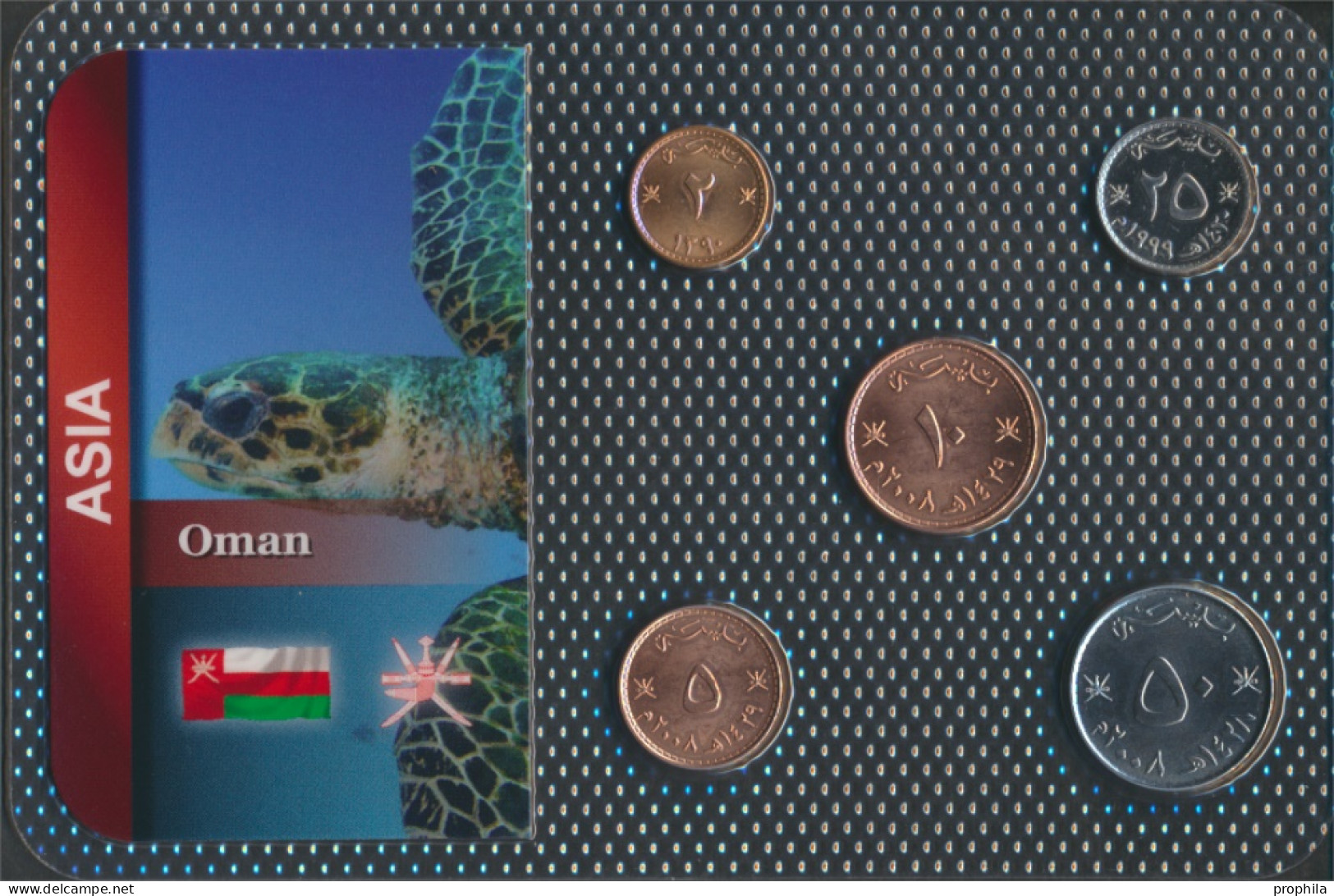 Oman Stgl./unzirkuliert Kursmünzen Stgl./unzirkuliert Ab 1970 2 Baisa Bis 50 Baisa (10092326 - Oman