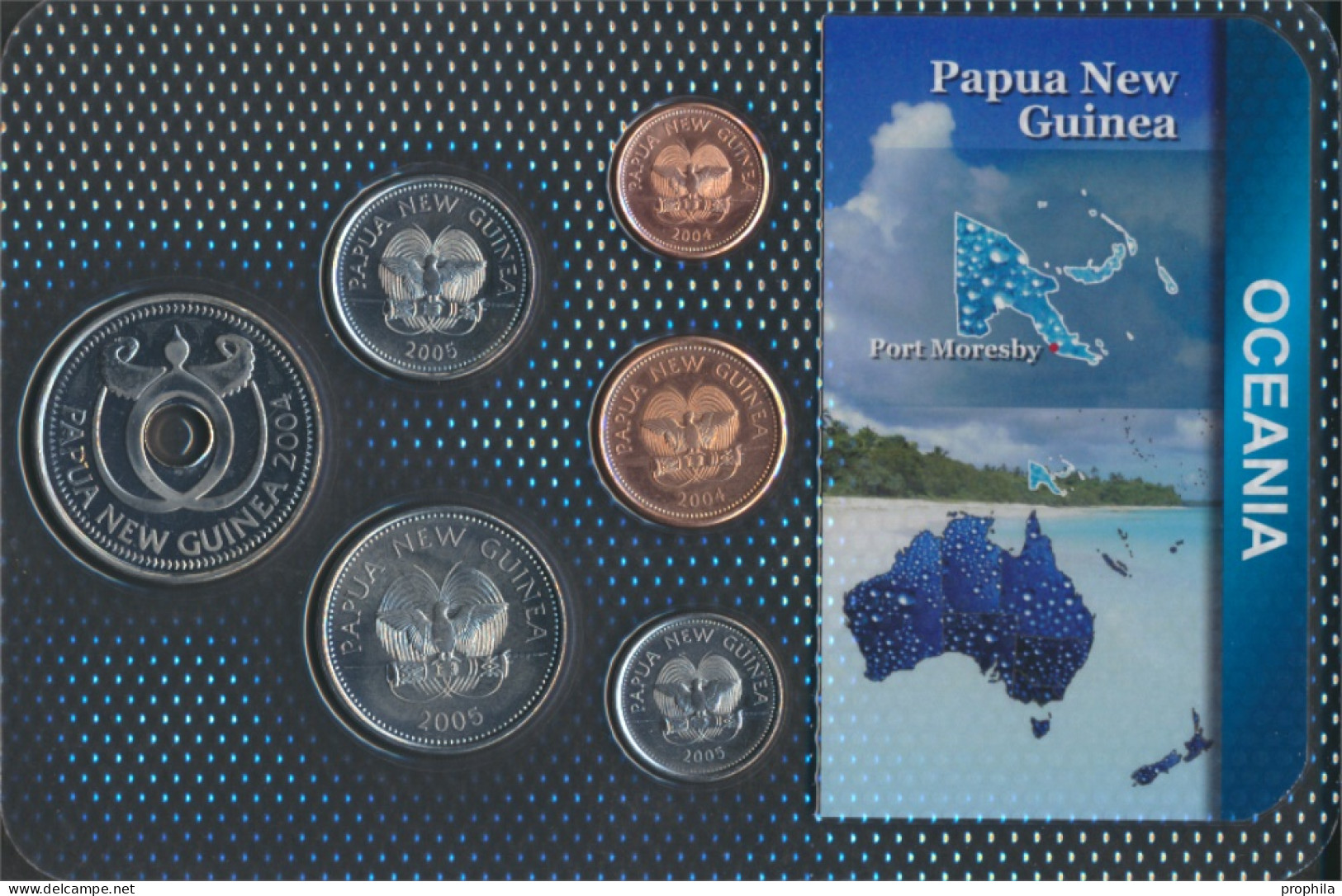 Papua-Neuguinea Stgl./unzirkuliert Kursmünzen Stgl./unzirkuliert Ab 1995 1 Toea Bis 1 Kina (10092314 - Papúa Nueva Guinea