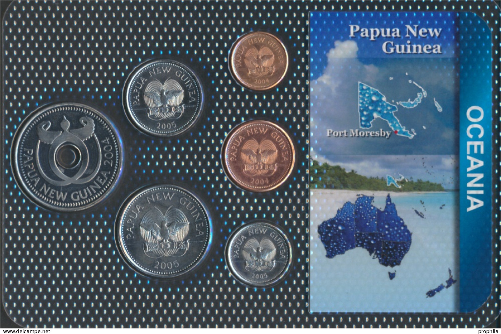 Papua-Neuguinea Stgl./unzirkuliert Kursmünzen Stgl./unzirkuliert Ab 1995 1 Toea Bis 1 Kina (10092317 - Papua-Neuguinea