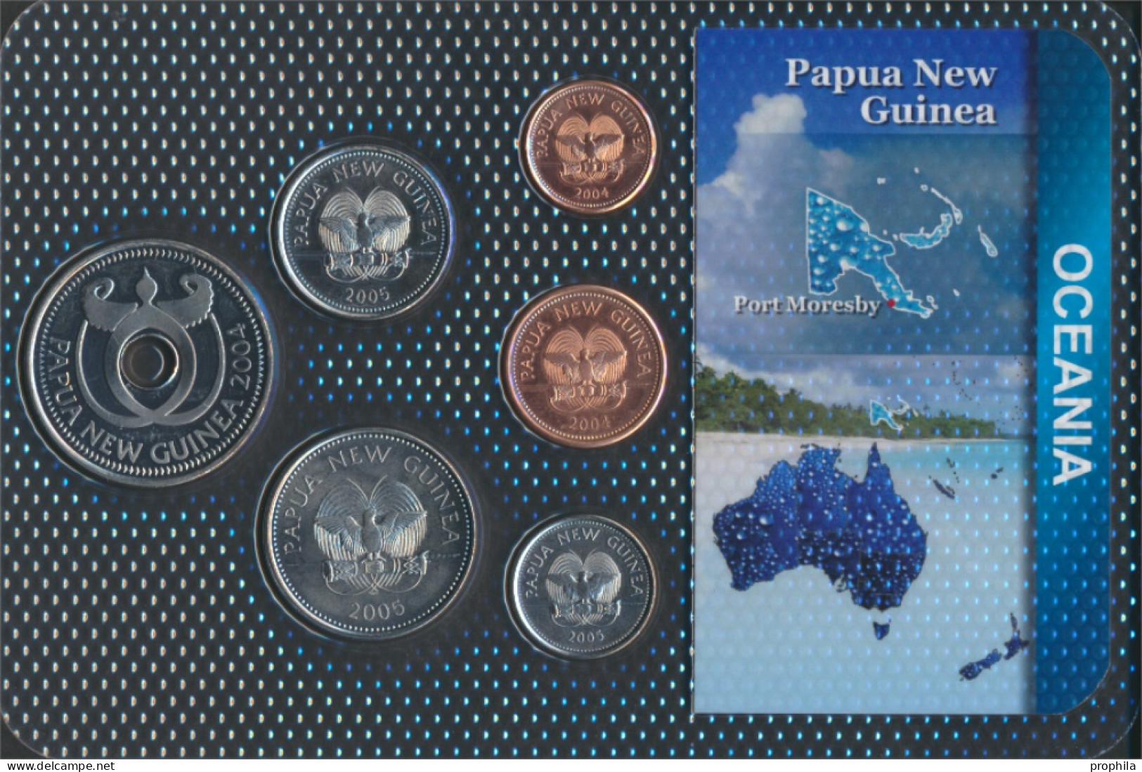 Papua-Neuguinea Stgl./unzirkuliert Kursmünzen Stgl./unzirkuliert Ab 1995 1 Toea Bis 1 Kina (10092318 - Papouasie-Nouvelle-Guinée