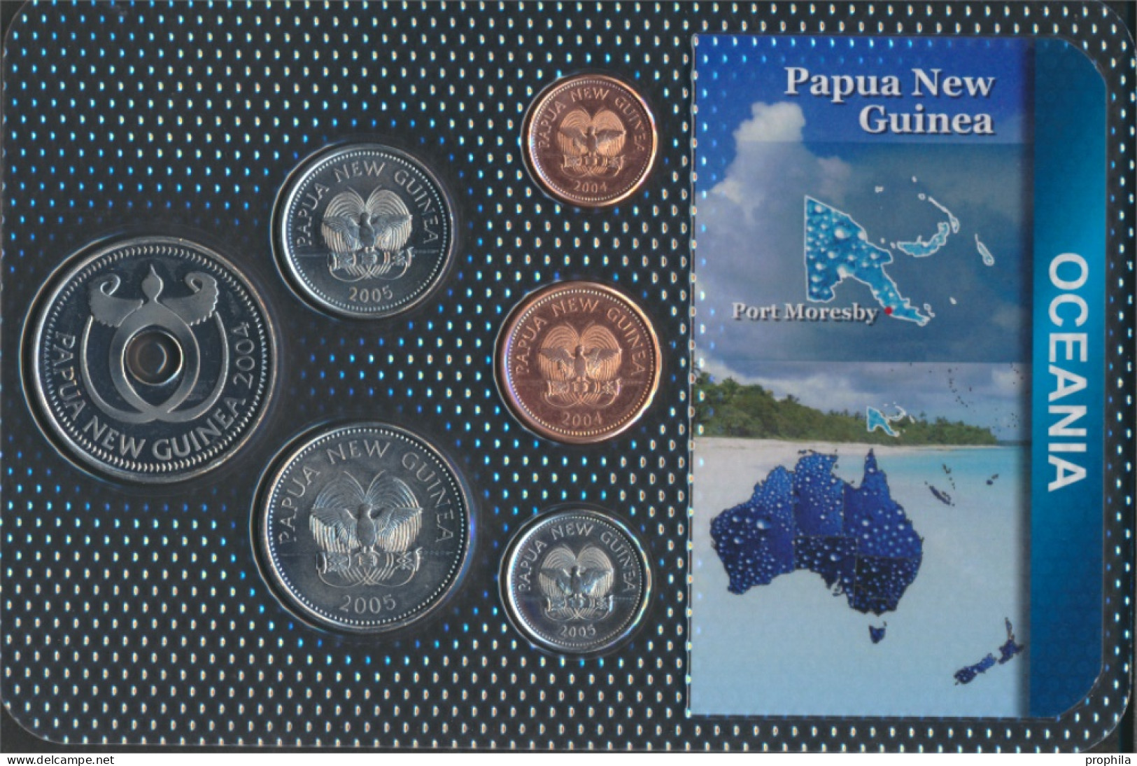 Papua-Neuguinea Stgl./unzirkuliert Kursmünzen Stgl./unzirkuliert Ab 1995 1 Toea Bis 1 Kina (10092319 - Papouasie-Nouvelle-Guinée