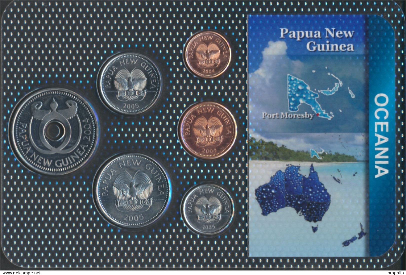 Papua-Neuguinea Stgl./unzirkuliert Kursmünzen Stgl./unzirkuliert Ab 1995 1 Toea Bis 1 Kina (10092321 - Papúa Nueva Guinea