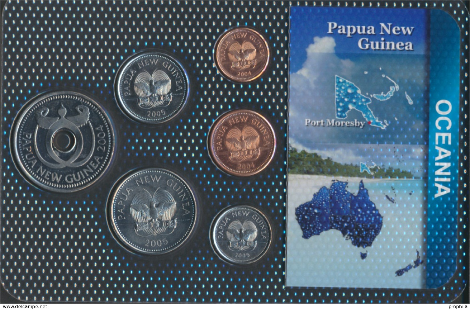 Papua-Neuguinea Stgl./unzirkuliert Kursmünzen Stgl./unzirkuliert Ab 1995 1 Toea Bis 1 Kina (10092322 - Papúa Nueva Guinea