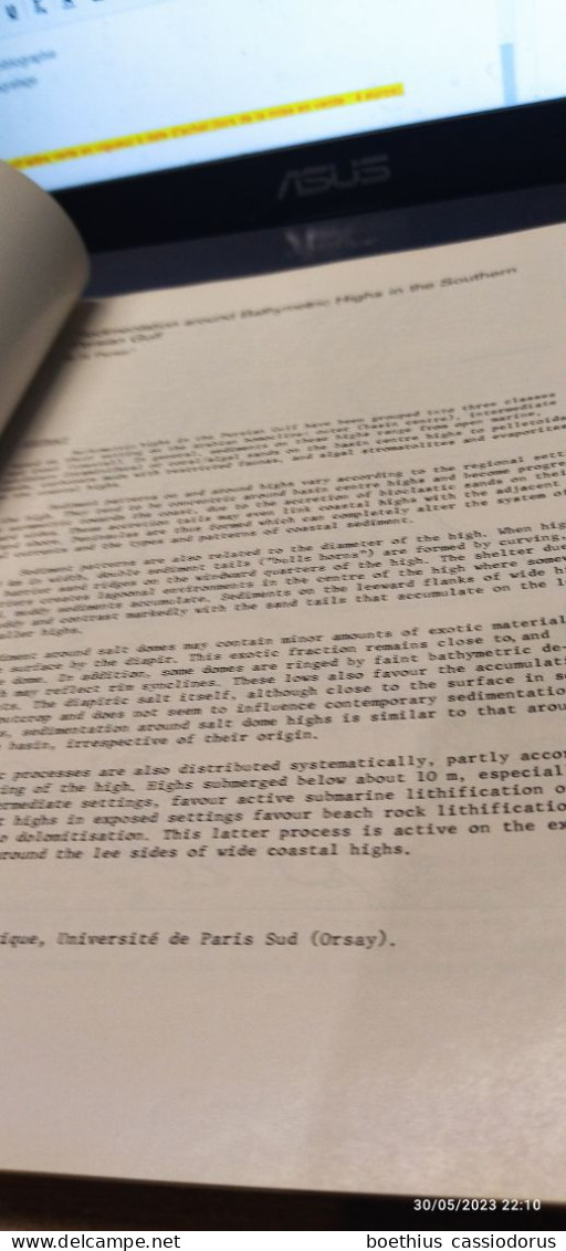 SEDIMENTATION AROUND BATHYMETRIC HIGHS IN THE SOUTHERN PERSIAN GULF 1973 B. H. PURSER - Aardwetenschappen