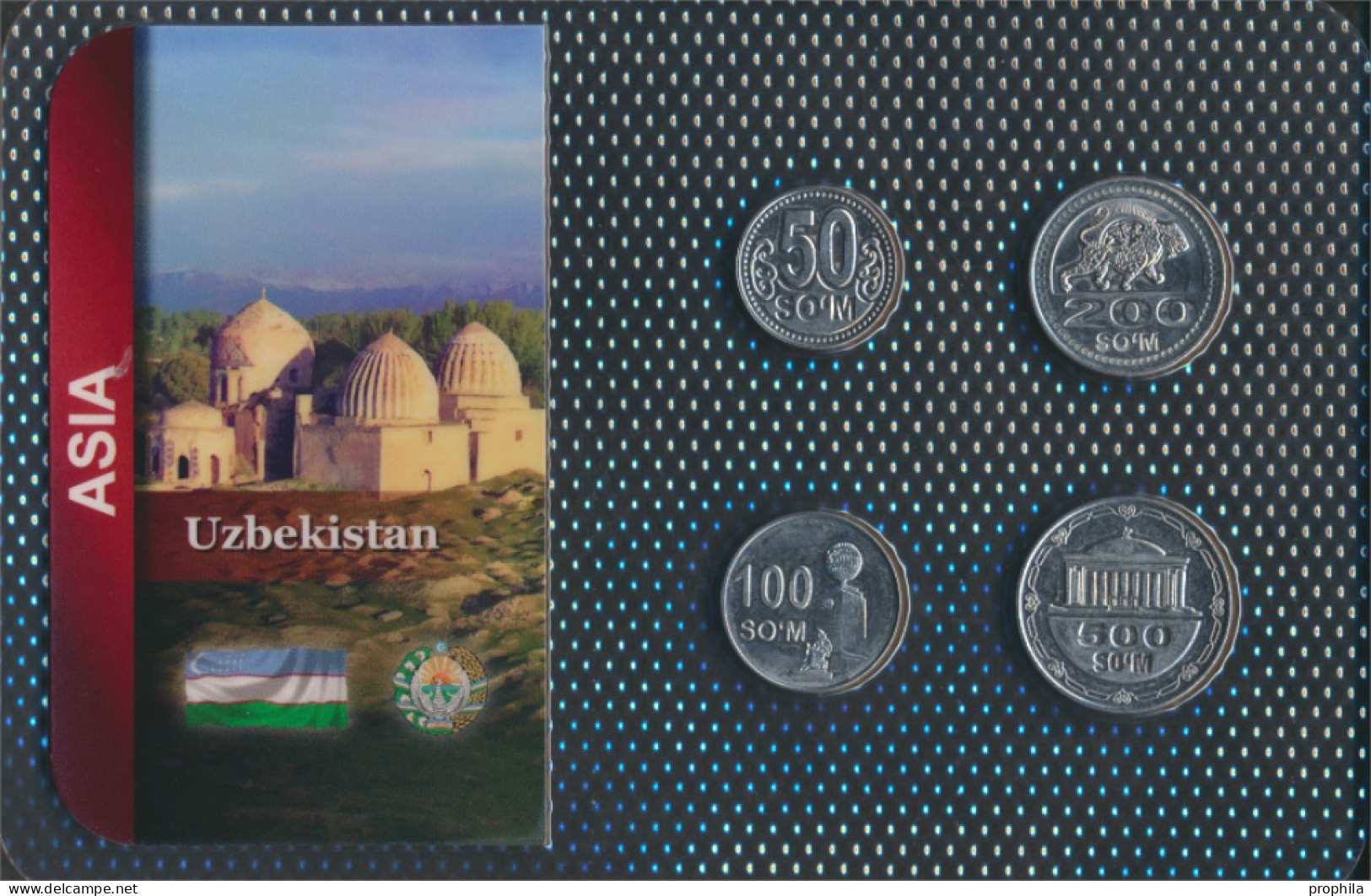 Usbekistan 2018 Stgl./unzirkuliert Kursmünzen 2018 50 Som Bis 500 Som (10092253 - Uzbenisktán