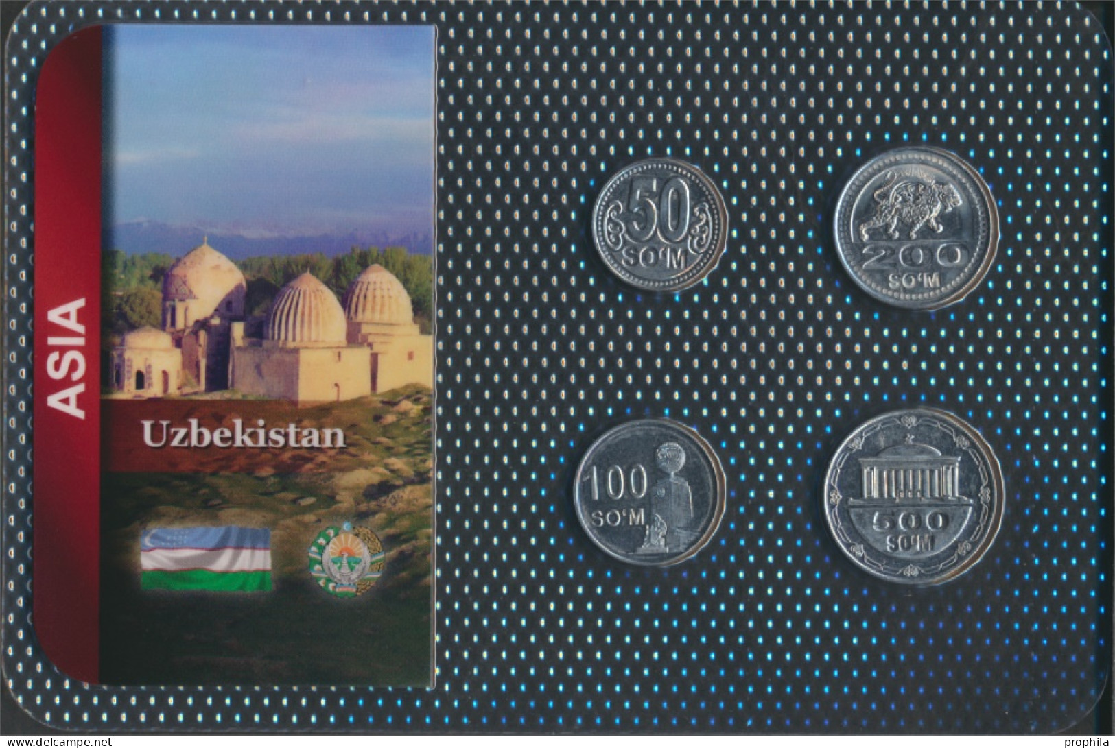Usbekistan 2018 Stgl./unzirkuliert Kursmünzen 2018 50 Som Bis 500 Som (10092261 - Uzbenisktán