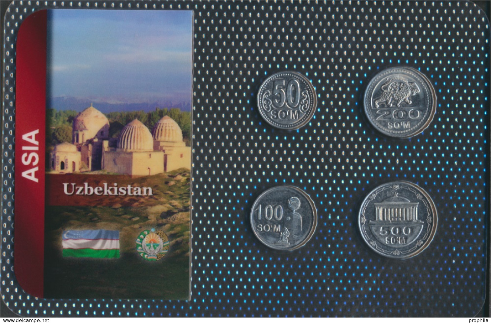 Usbekistan 2018 Stgl./unzirkuliert Kursmünzen 2018 50 Som Bis 500 Som (10092262 - Uzbenisktán