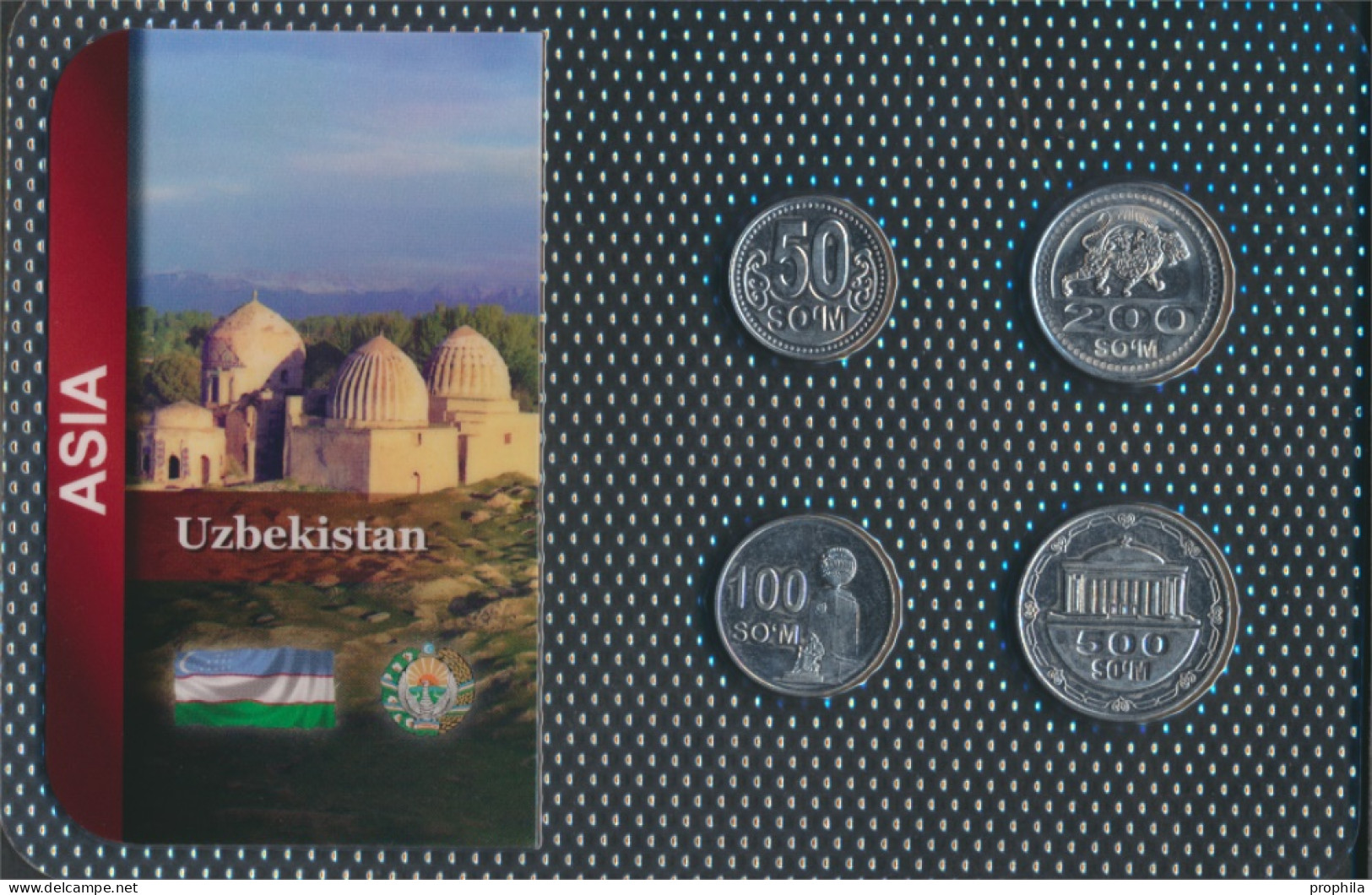 Usbekistan 2018 Stgl./unzirkuliert Kursmünzen 2018 50 Som Bis 500 Som (10092264 - Ouzbékistan