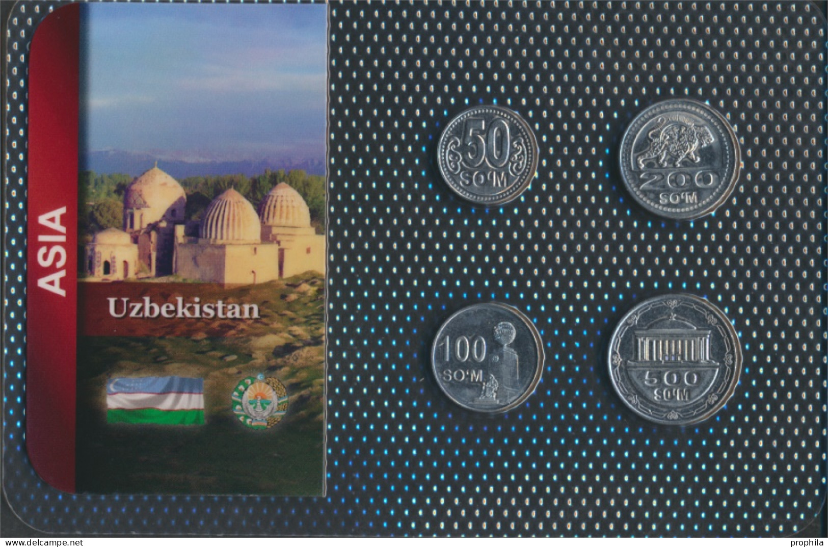 Usbekistan 2018 Stgl./unzirkuliert Kursmünzen 2018 50 Som Bis 500 Som (10092266 - Ouzbékistan