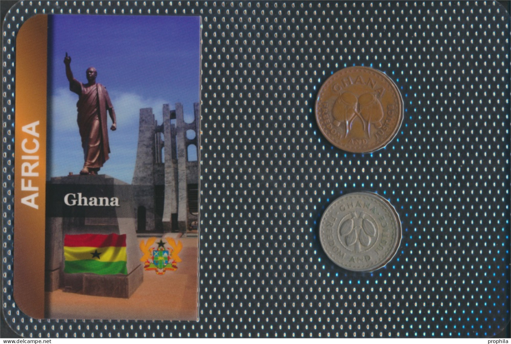 Ghana Sehr Schön Kursmünzen Sehr Schön Ab 1967 1 Pesewas Bis 10 Pesewas (10092177 - Ghana