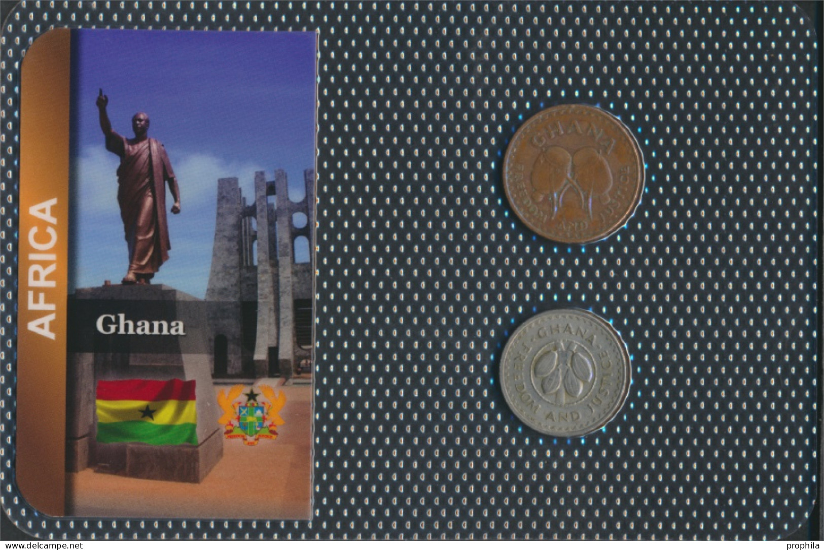 Ghana Sehr Schön Kursmünzen Sehr Schön Ab 1967 1 Pesewas Bis 10 Pesewas (10092180 - Ghana