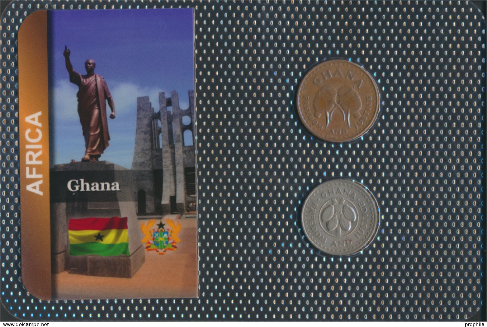 Ghana Sehr Schön Kursmünzen Sehr Schön Ab 1967 1 Pesewas Bis 10 Pesewas (10092181 - Ghana