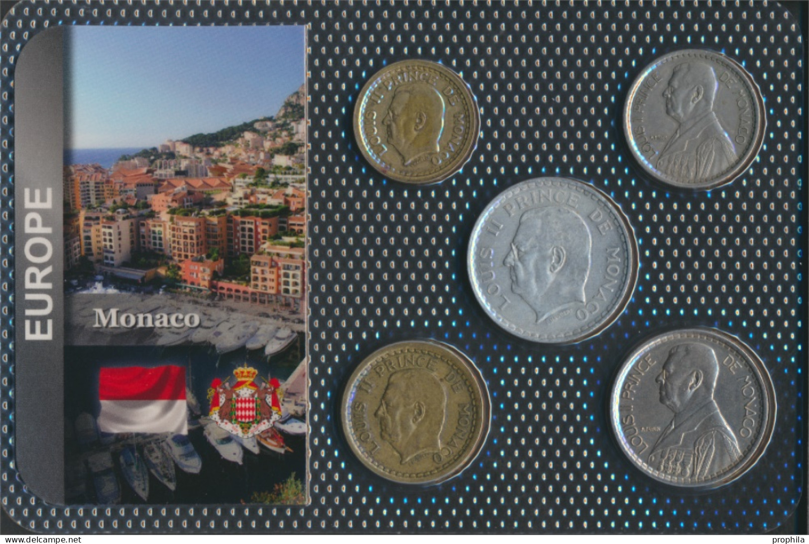 Monaco Sehr Schön Kursmünzen Sehr Schön Ab 1950 10 Francs Bis 100 Francs (10092141 - 1949-1956 Anciens Francs