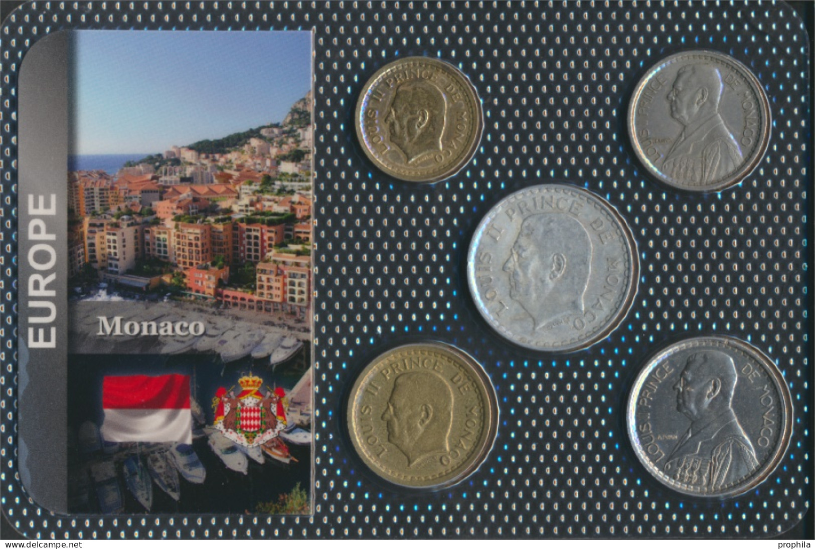 Monaco Sehr Schön Kursmünzen Sehr Schön Ab 1950 10 Francs Bis 100 Francs (10092142 - 1949-1956 Oude Frank