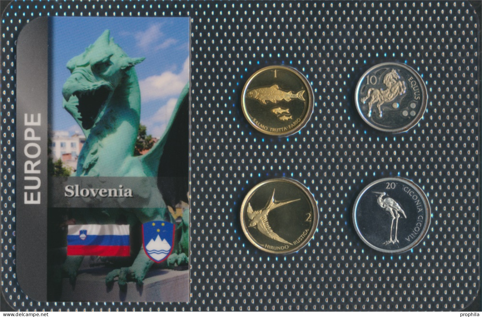 Slowenien Stgl./unzirkuliert Kursmünzen Stgl./unzirkuliert Ab 1992 1 Tolarjev Bis 20 Tolarjev (10092302 - Slovenia