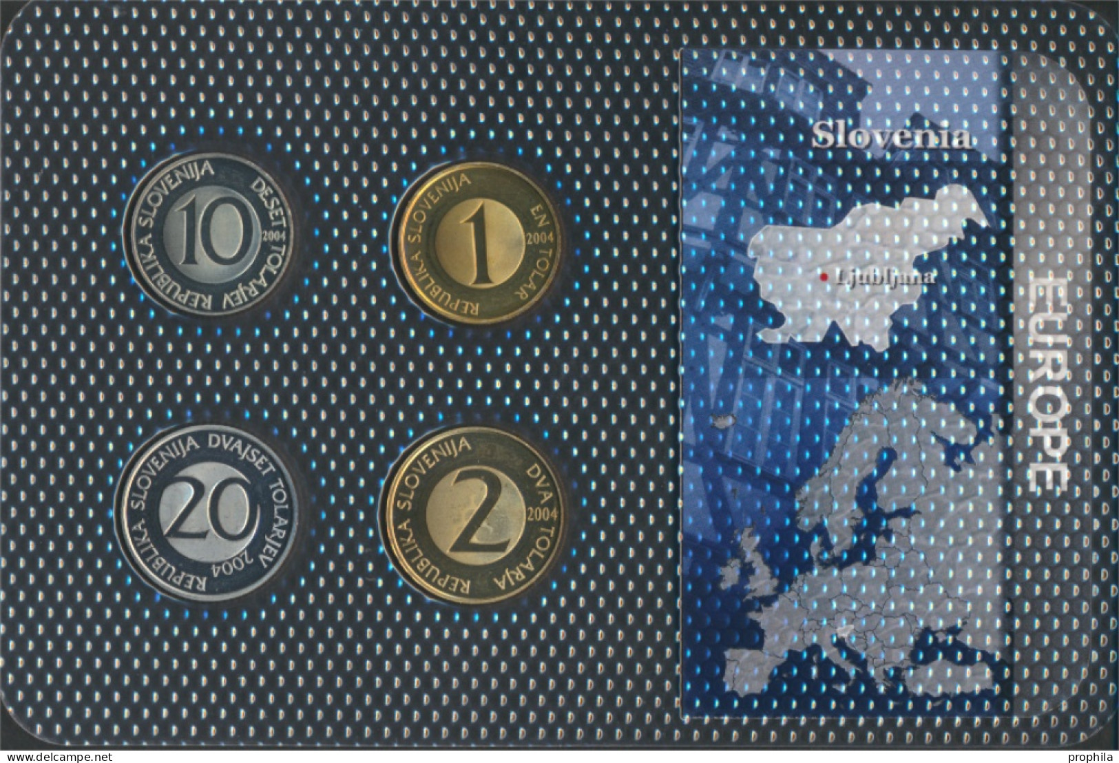 Slowenien Stgl./unzirkuliert Kursmünzen Stgl./unzirkuliert Ab 1992 1 Tolarjev Bis 20 Tolarjev (10092302 - Slovenië