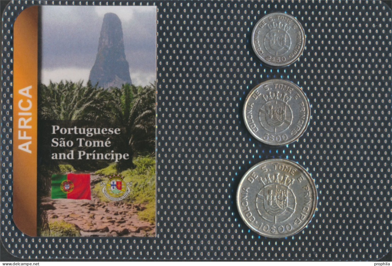 Sao Tome E Principe 1939 Sehr Schön Kursmünzen 1939 2 Escudos Bis 10 Escudos (10091846 - Sao Tomé E Principe