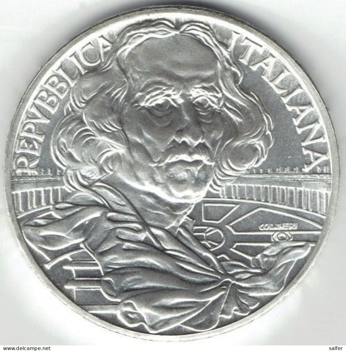 REPUBBLICA  1998  GIAN LORENZO BERNINI  Lire 1000 AG - Gedenkmünzen