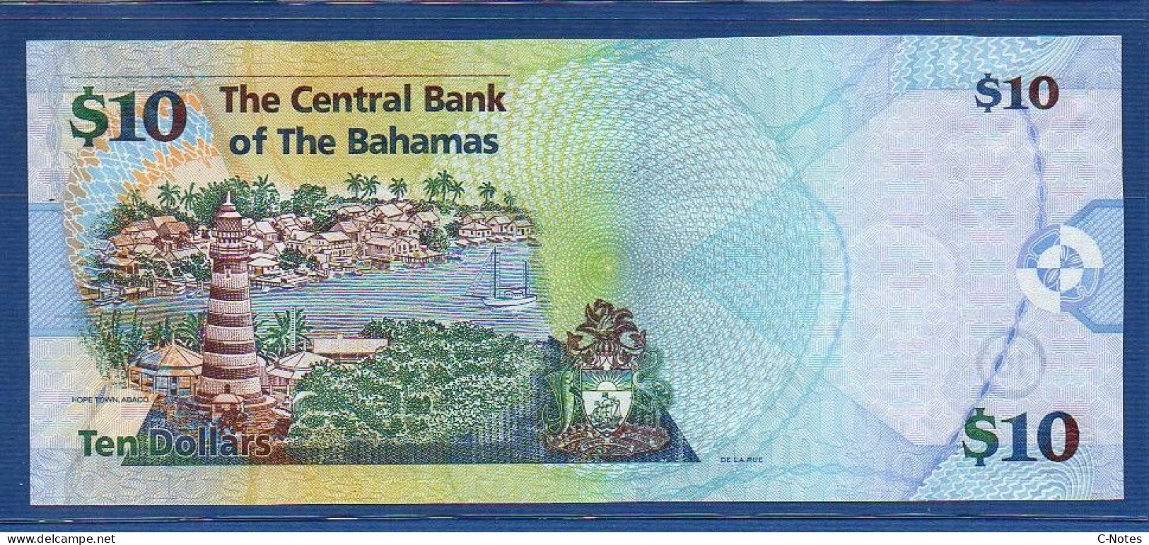 BAHAMAS - P.73A – 10 Dollars 2009 UNC, S/n G026276 - Bahamas