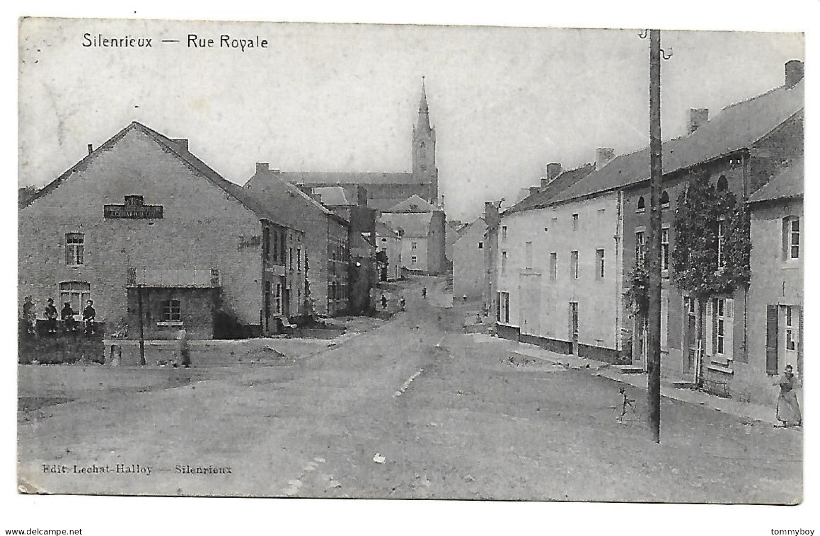 CPA Silenrieux, Rue Royale (petit Pli Au Coin) - Cerfontaine