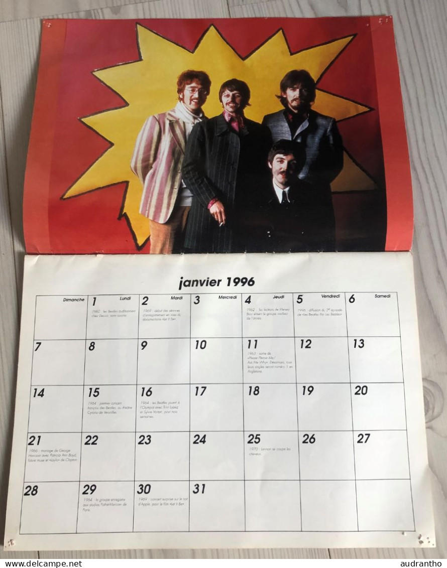 Calendrier Promo Canal+ 1996 THE BEATLES - Rock-folk - Grand Format : 1991-00