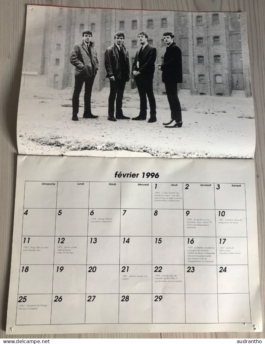 Calendrier Promo Canal+ 1996 THE BEATLES - Rock-folk - Grand Format : 1991-00