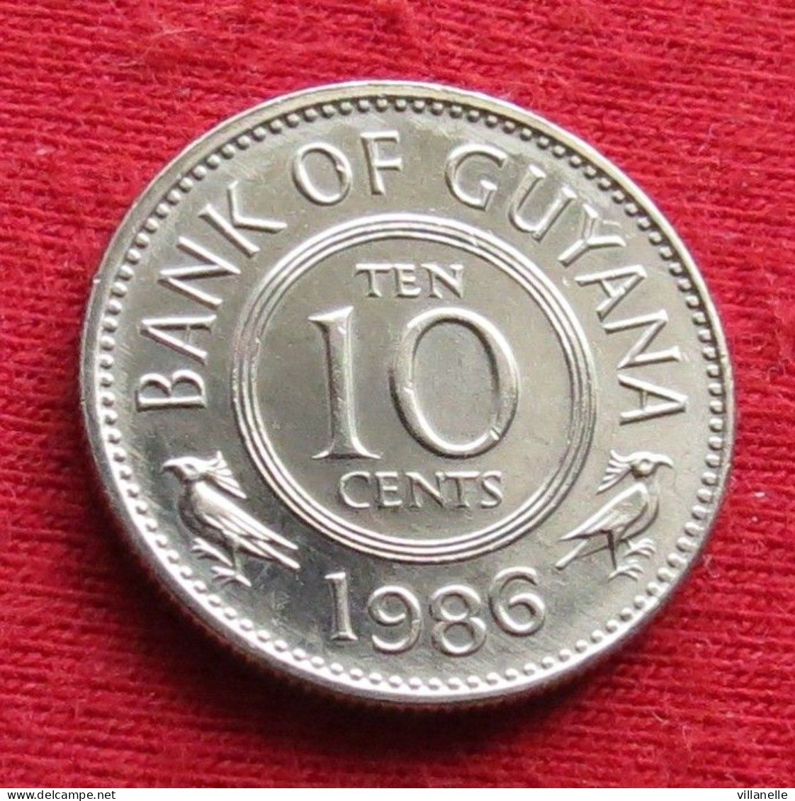 Guyana 10 Cents 1986 KM# 33 Lt 852 *VT Guiana - Guyana