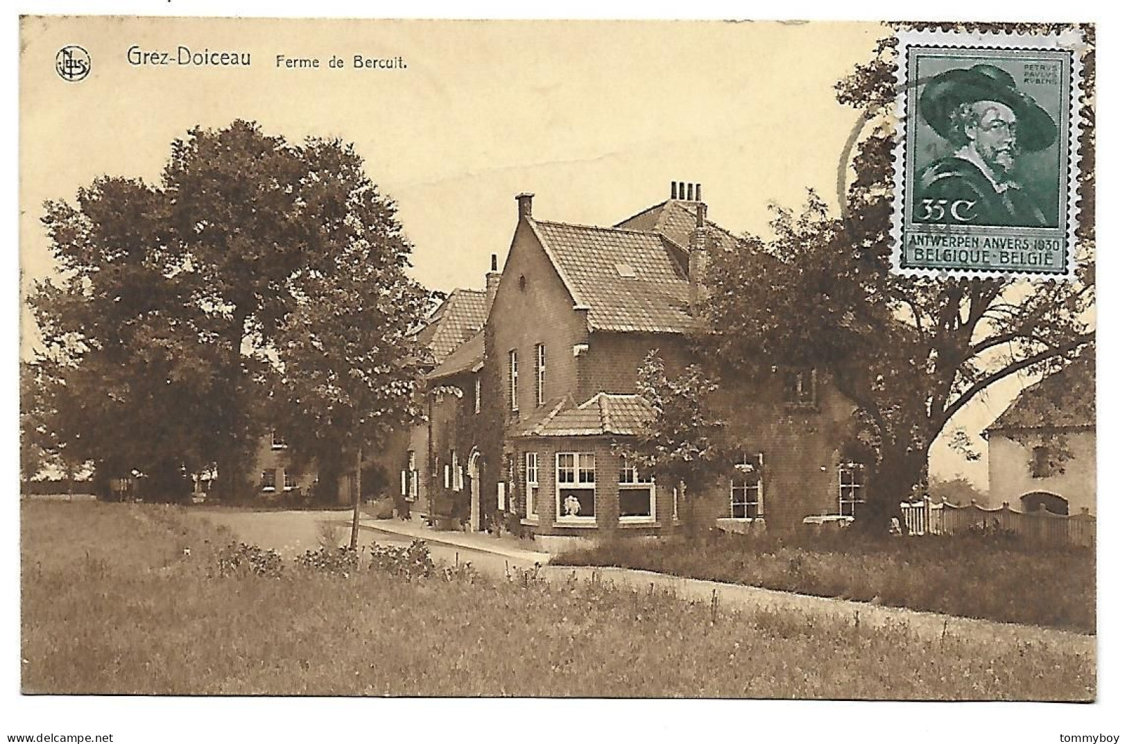 CPA Grez-Doiceau, Ferme De Bercuit - Graven