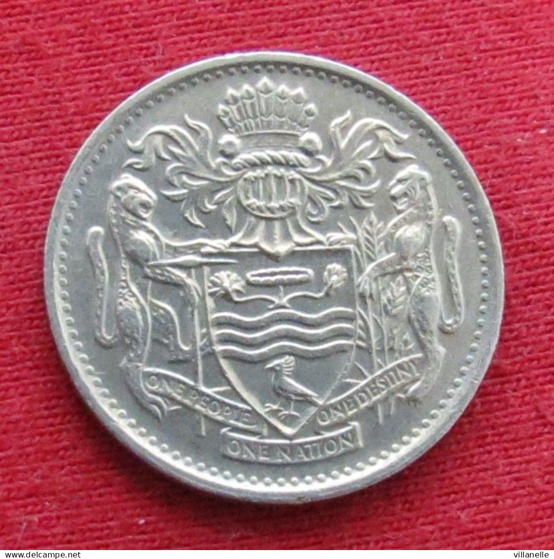 Guyana 25 Cents 1977 KM# 34 Lt 538 *V2T Guiana - Guyana