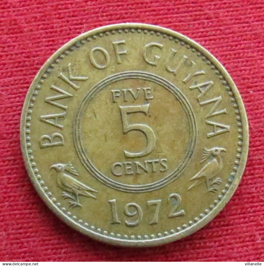 Guyana 5 Cents 1972 KM# 32 Lt 577 *VT Guiana - Guyana