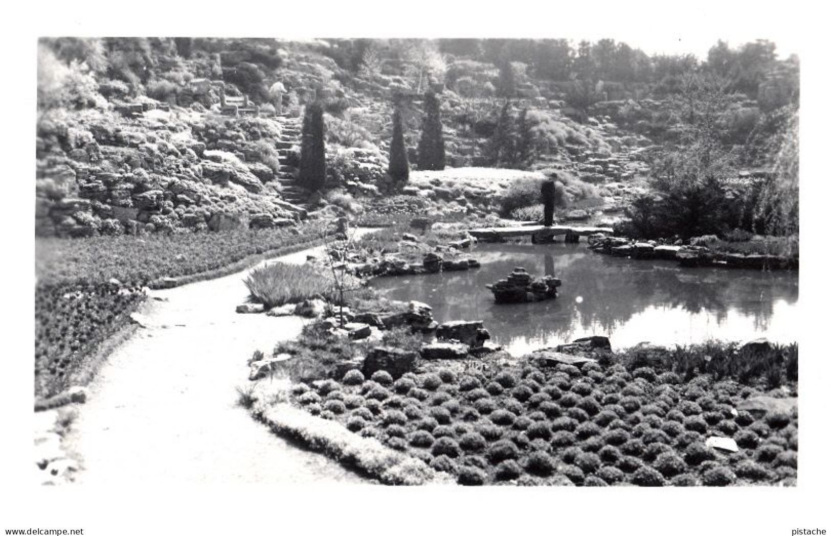 3708 – Real B&W RPPC Photo - Hamilton Ontario Canada – Royal Botanical Gardens – Good Condition – 2 Scans - Hamilton