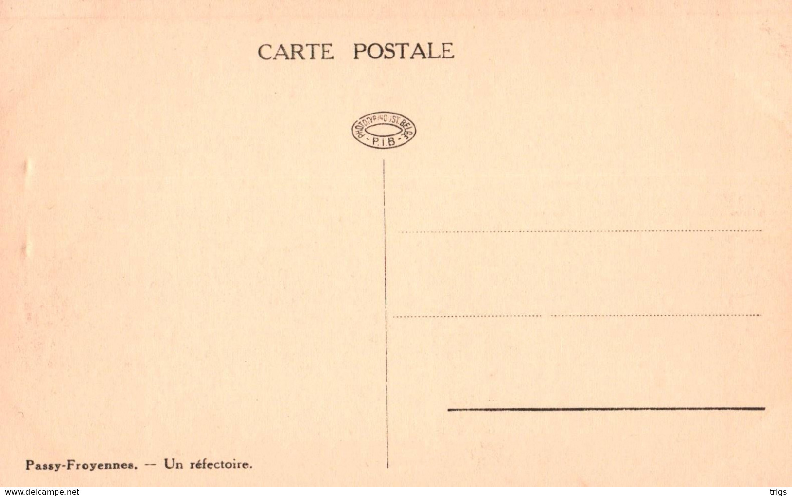 Passy Froyennes - Un Réfectoire - Doornik