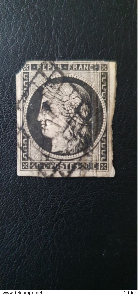 France Ceres 10c Black - 1849-1850 Ceres