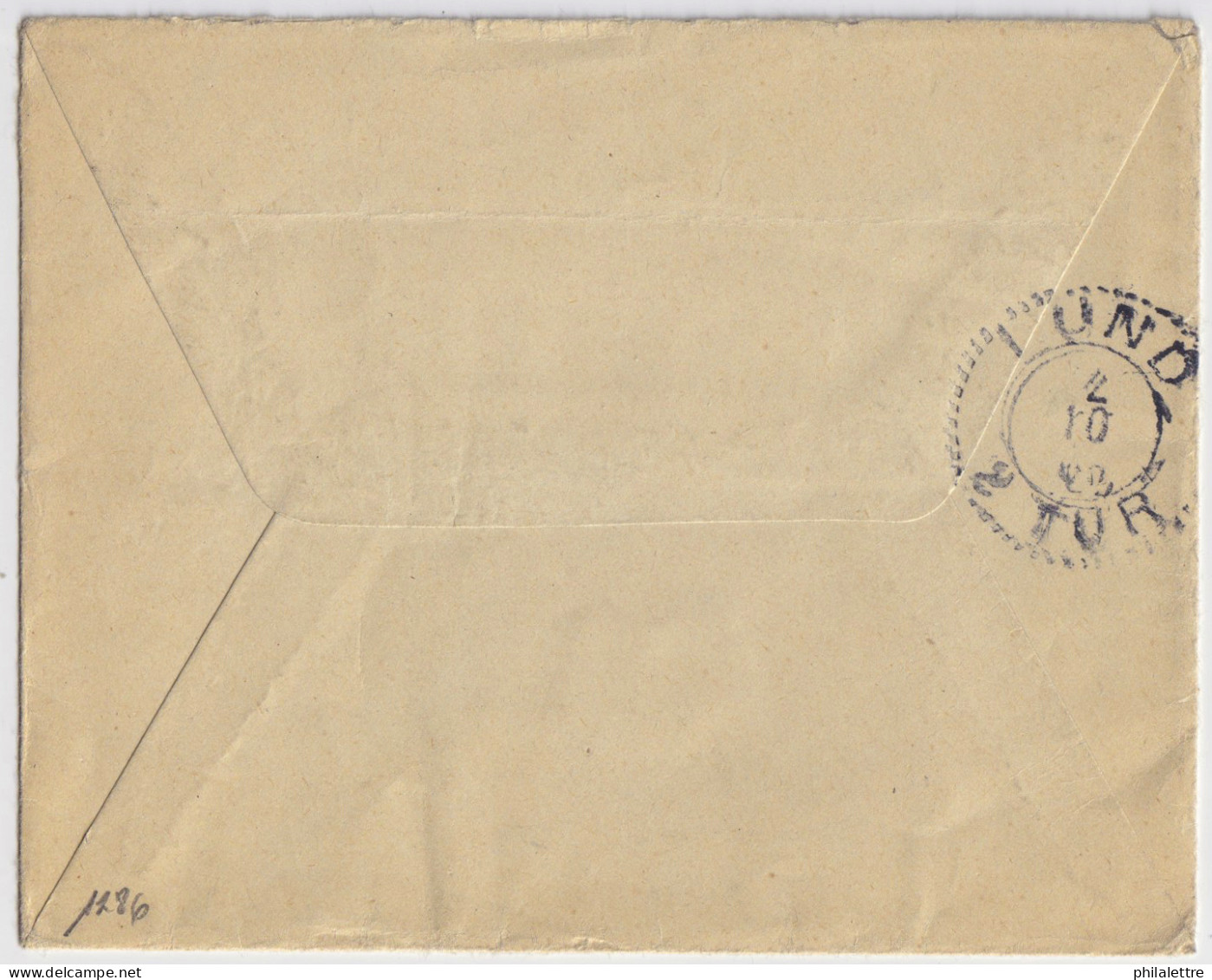 SUÈDE / SWEDEN - 1906 (Oct 1) 10ö Red Facit 54 On Cover From STOCKHOLM To LUND - Storia Postale