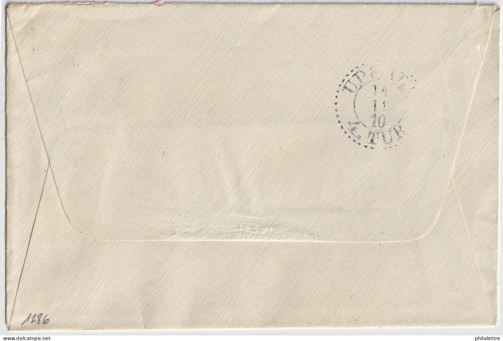 SUÈDE / SWEDEN - 1910 (Nov 14) 10ö Red Facit 54 On Cover From "VESTERÅS" To UPPSALA - Lettres & Documents