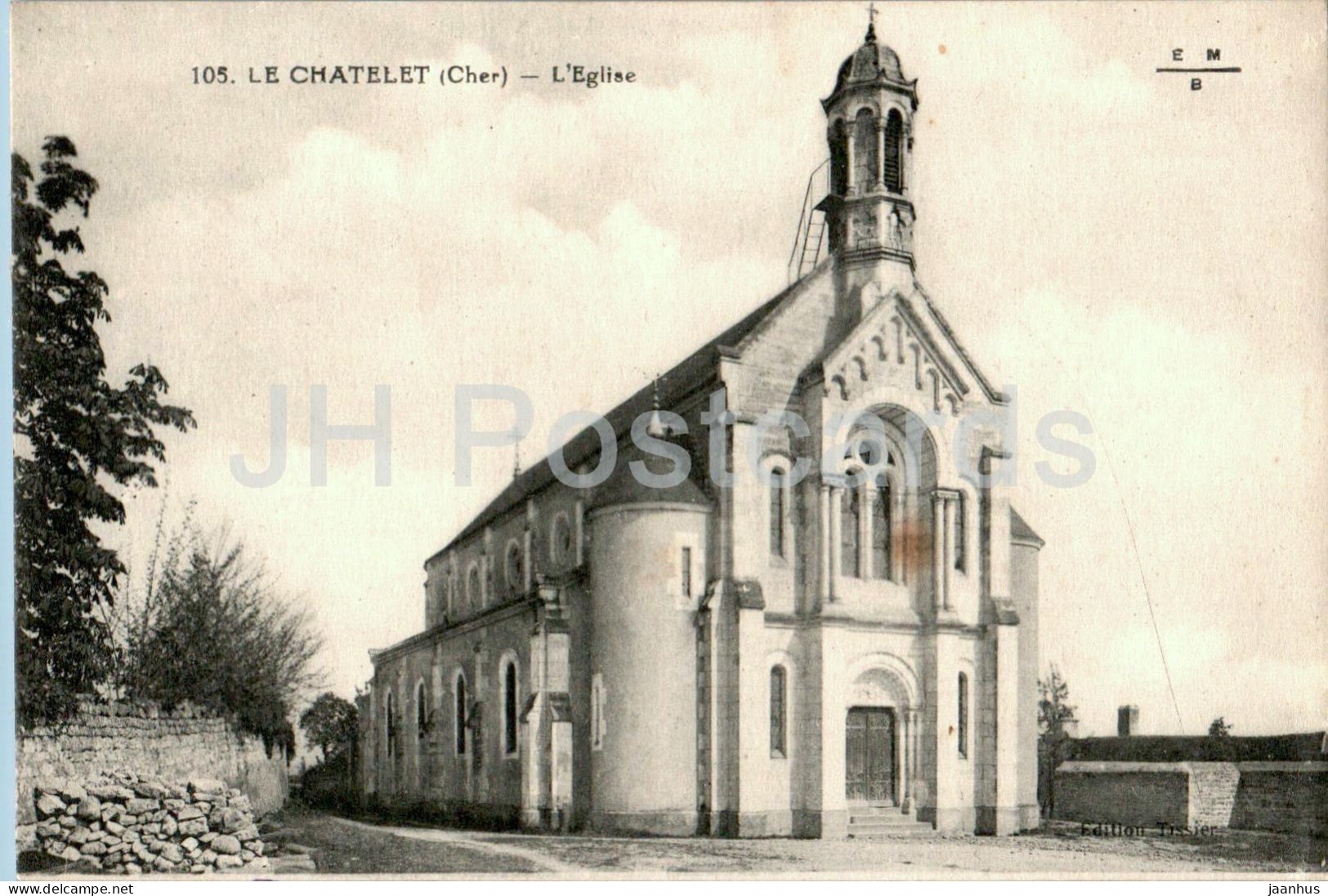 Le Chatelet - L'Eglise - Church - 105 - Old Postcard - 1929 - France - Used - Le Chatelet En Brie