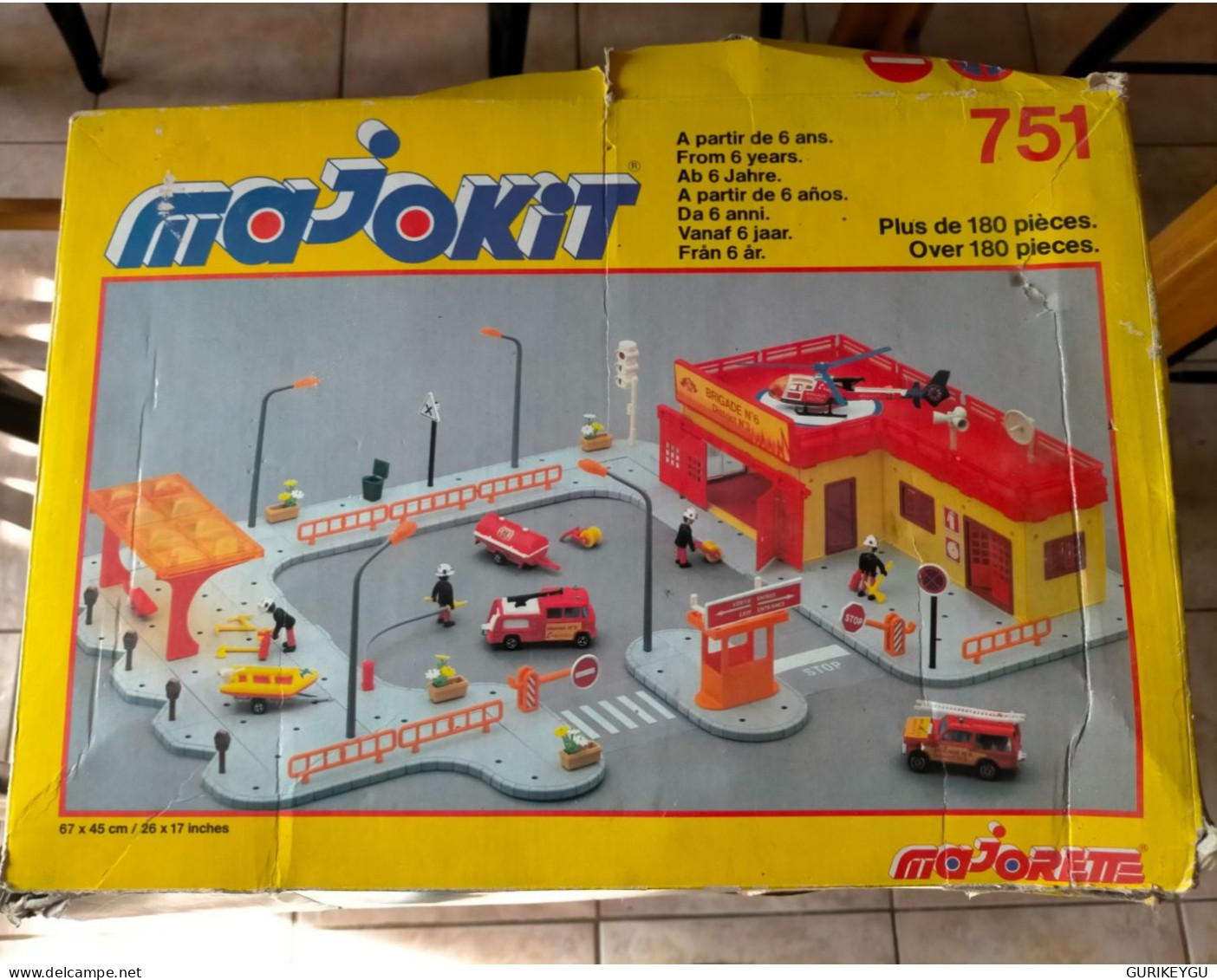 Lot De Boite  MAJOKIT MAJORETTE 751-770 Voitures Caserne De Pompiers Fire Brigade Garage - Autres & Non Classés