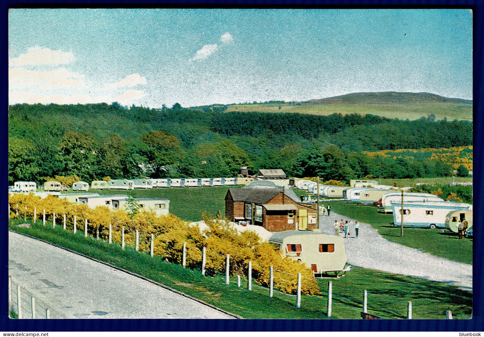 Ref 1618 -  Postcard - Milton Of Fonab Caravan Site Pitlochry - Perthshire Scotland - Perthshire