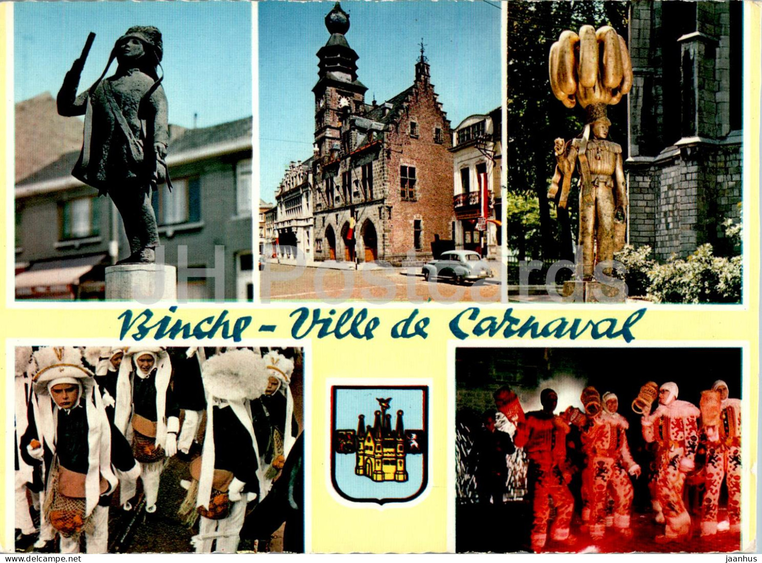 Binche - Ville De Carnaval - Carnival - Multiview - 13 - 1966 - Belgium - Used - Binche