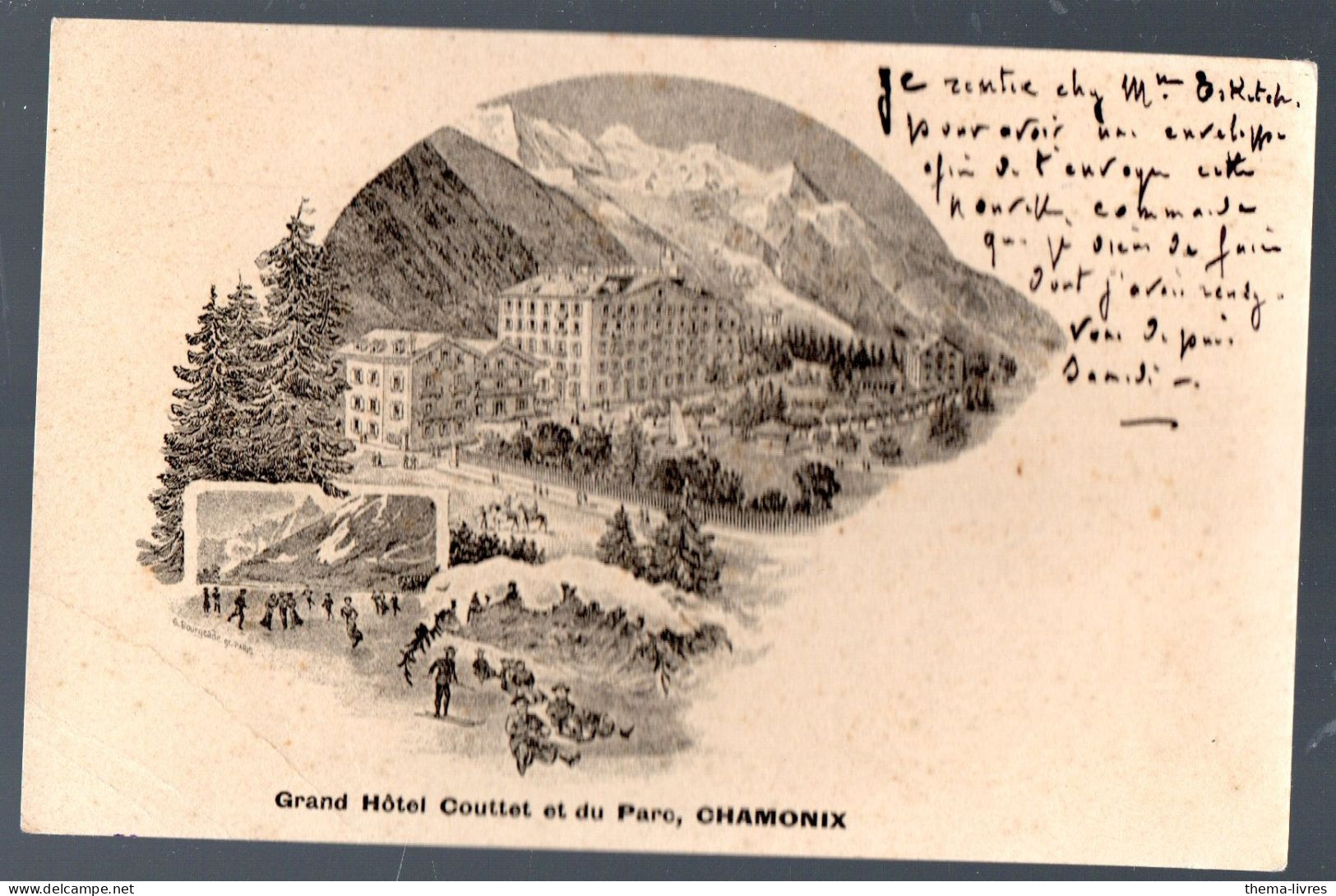 Chamonix (73) Grand Hotel Couttet Et Du Parc   (PPP42573) - Chamoux Sur Gelon