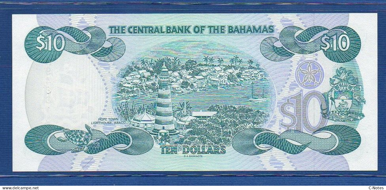 BAHAMAS - P.53 – 10 Dollars L. 1974 (1992) UNC, S/n N948813 - Bahamas