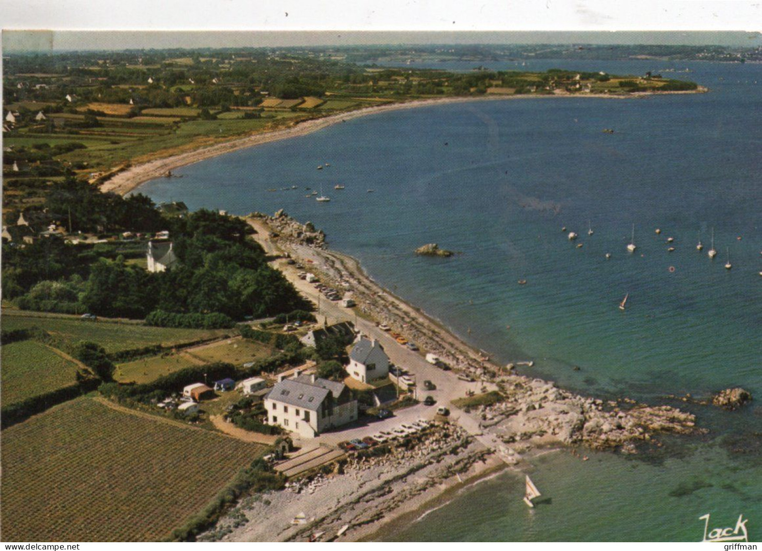 LA PRESQU'ILE SAUVAGE PLEUBIAN LA PLAGE DE KERMAGEN CPSM GM TBE - Pleubian