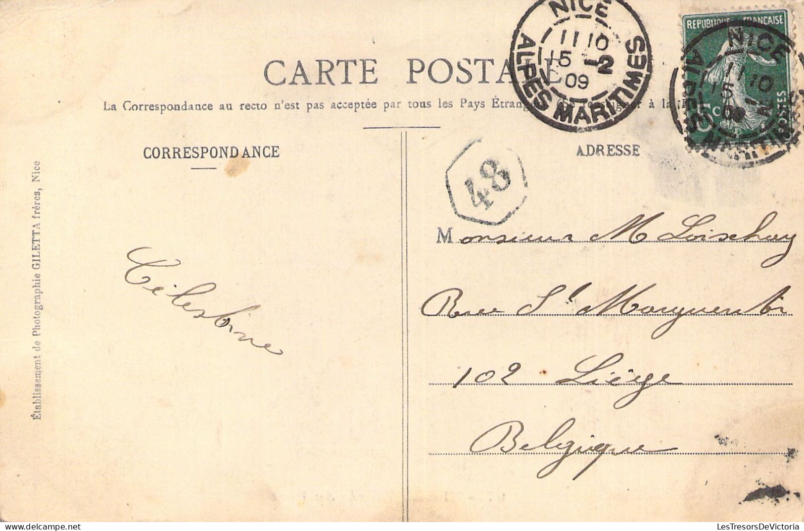 FRANCE - 06 - NICE - Entrée Du Port - Bateau - Carte Postale Ancienne - Autres & Non Classés