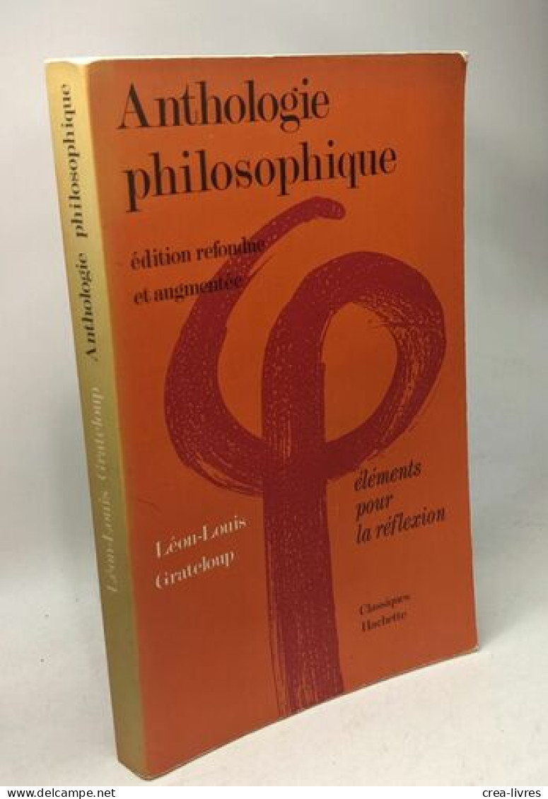 Anthologie Philosophique - Psicologia/Filosofia