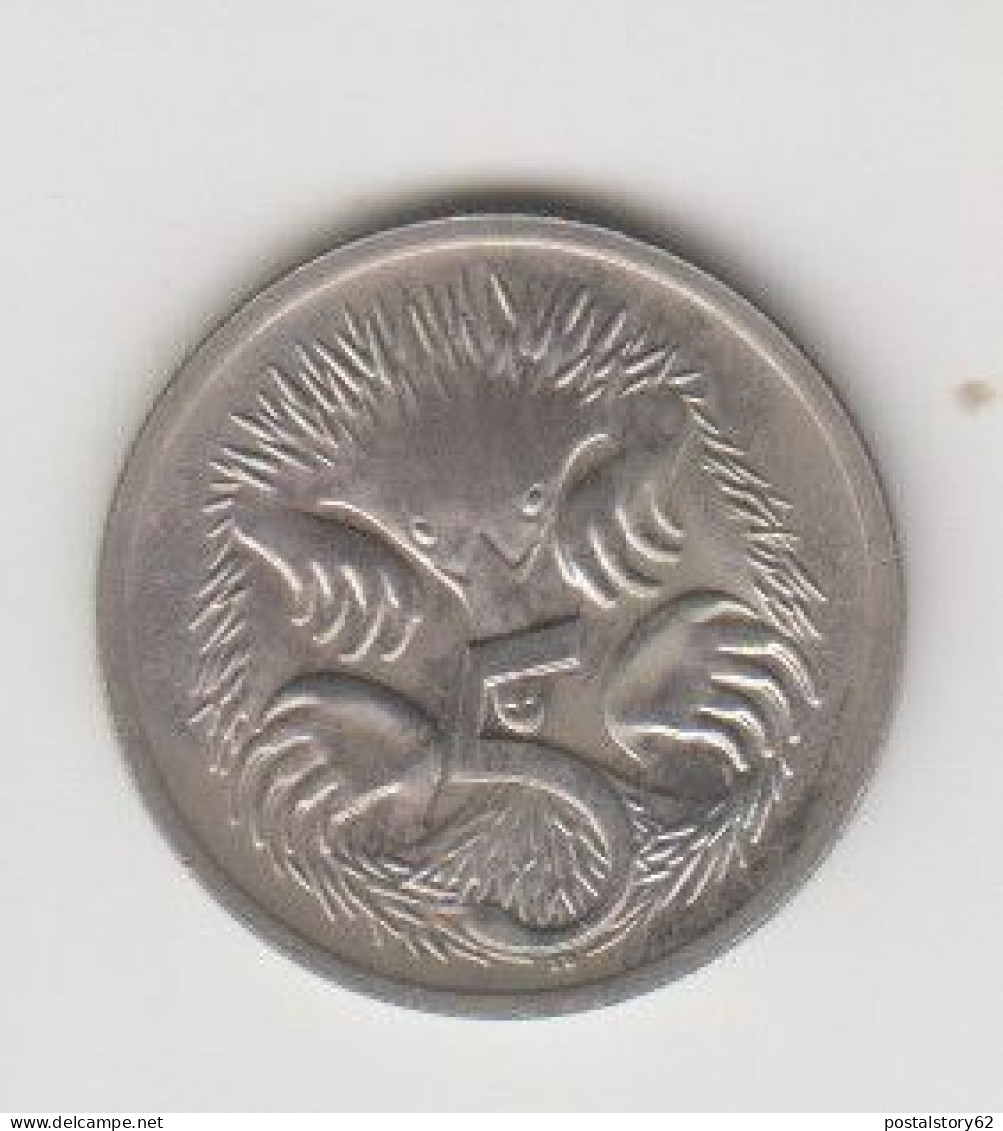 Australia, 5 Cents 1972 - ECHIDNA - Km # 64  Non Comune - 5 Cents