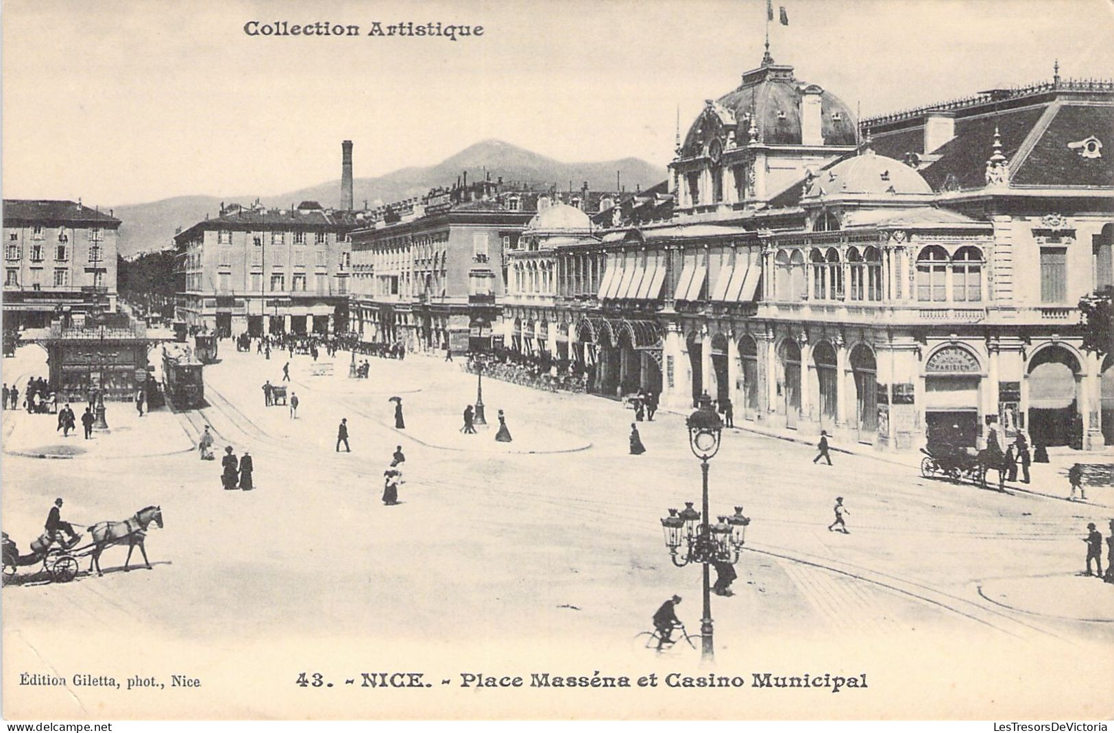 FRANCE - 06 - NICE - Place Masséna Et Casino Municipal - Carte Postale Ancienne - Autres & Non Classés